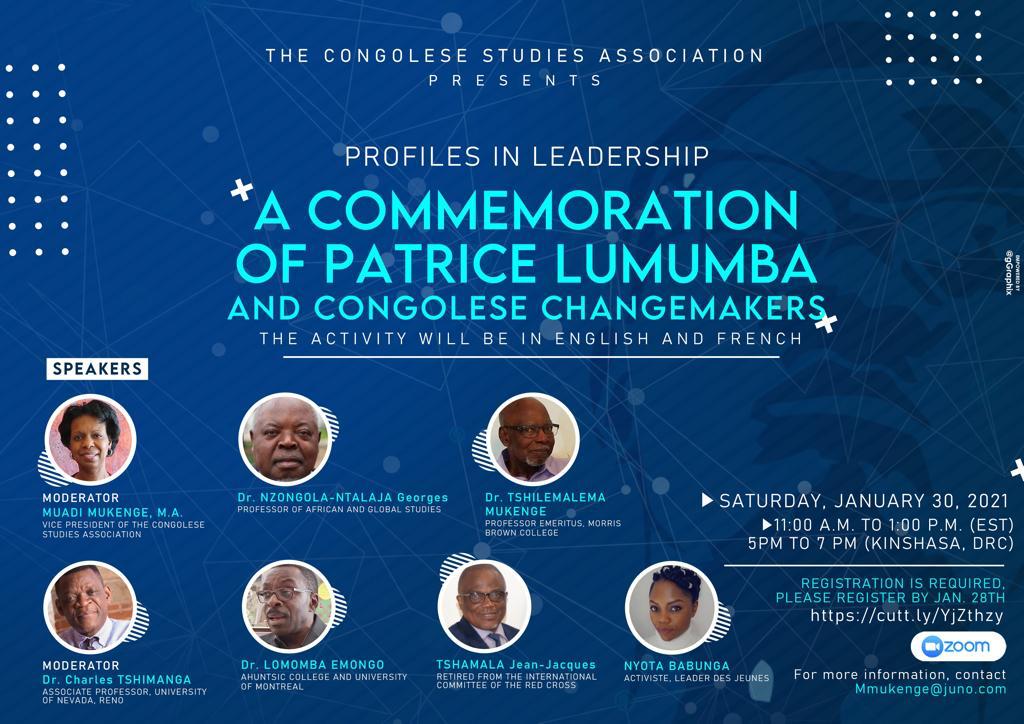 A commemoration of Patrice Lumumba & Congolese changemakers